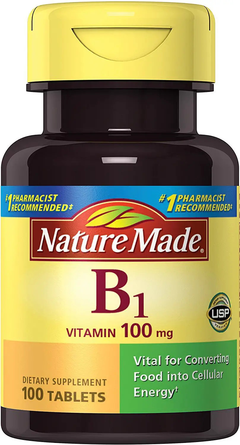 Nature Made Vitamin B1, 100mg, 100 Tablet