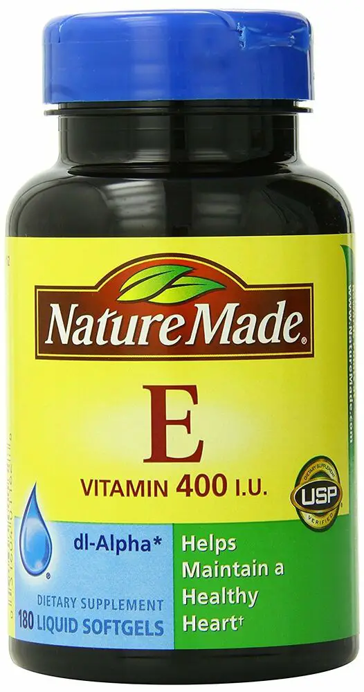 Nature Made Vitamin E 400IU, Helps Maintain Healthy Heart ...