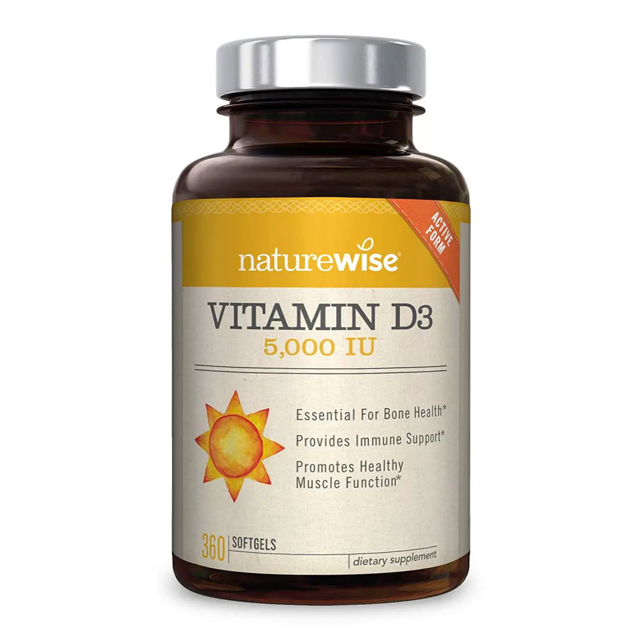 NatureWise Vitamin D3 5,000 IU 360 Count