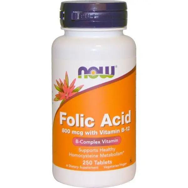 Now Foods, Folic Acid with Vitamin B