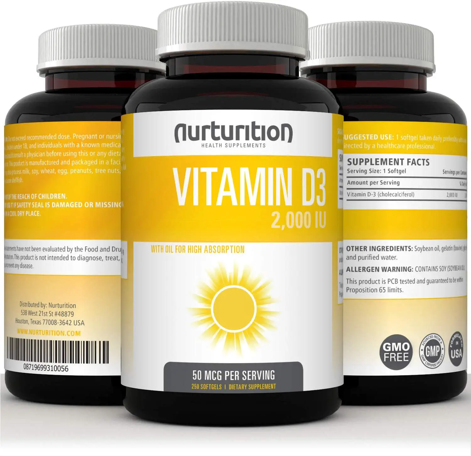 NURTURITION Vitamin D 2000