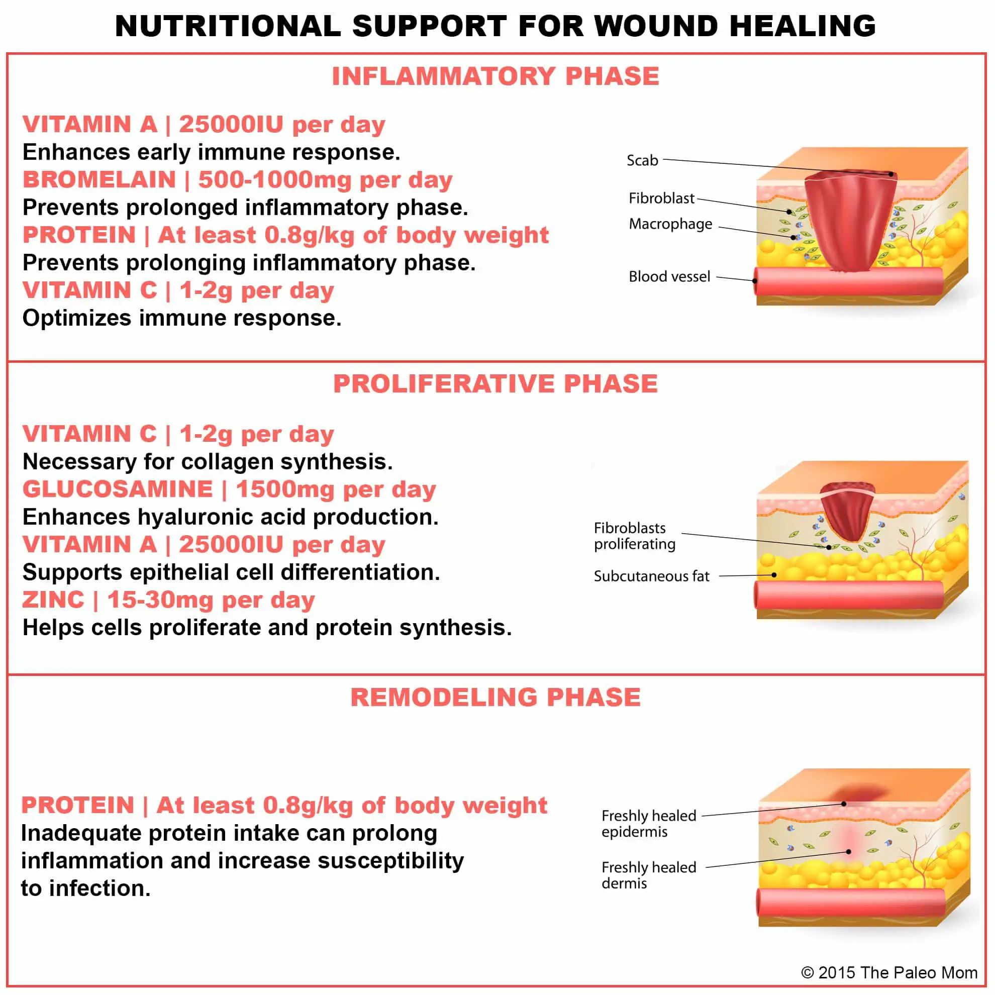 Nutritional Support for Injury and Wound Healing ~ The Paleo Mom ...