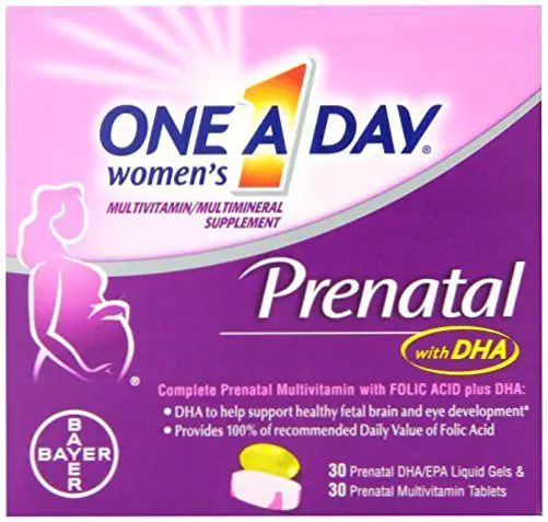 One A Day Prenatal Vitamins DHA Supplement Omega