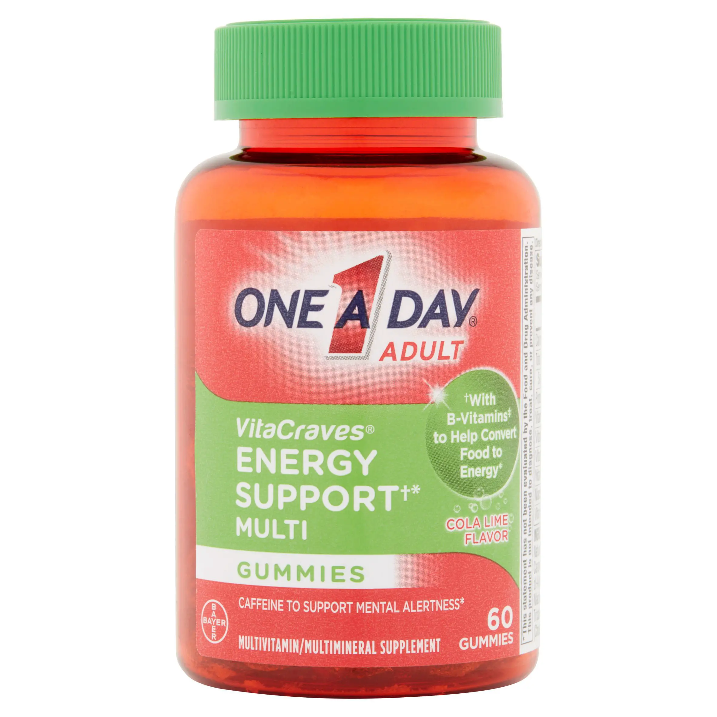 One A Day VitaCraves Multi Gummies with Energy Support, Supplement with ...
