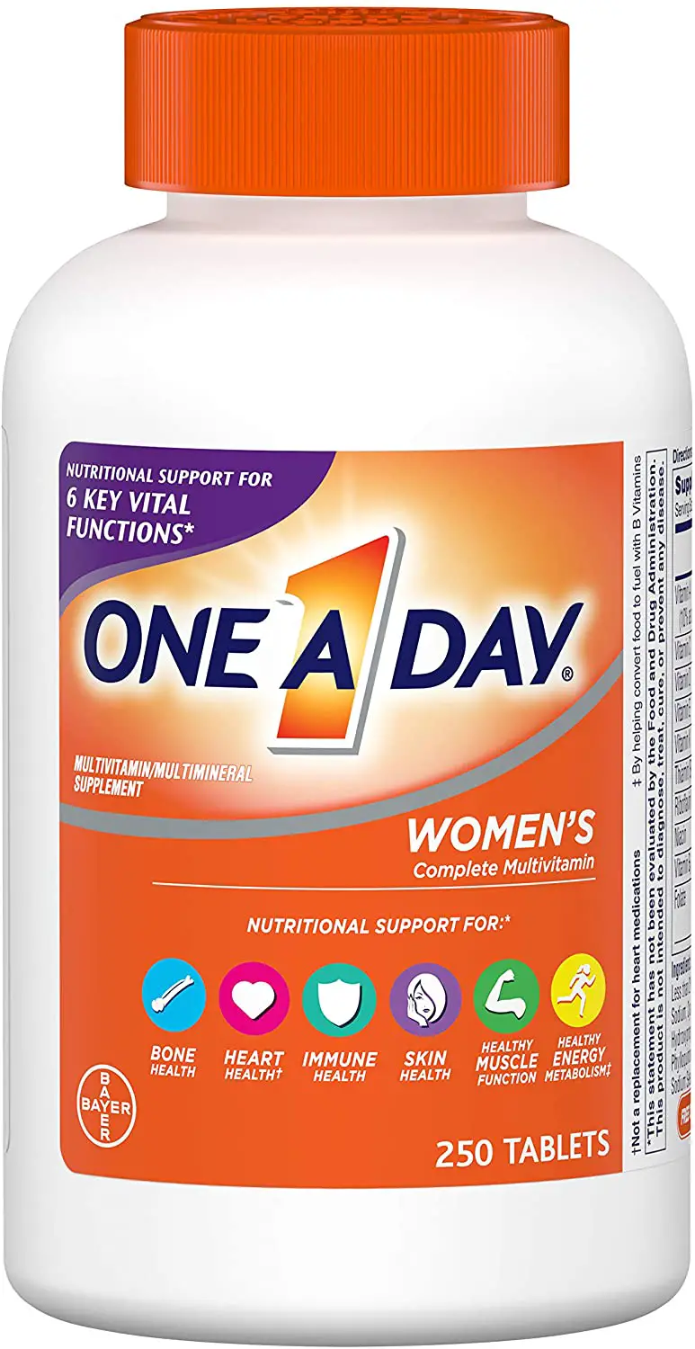 One A Day Womenâs Multivitamin, Supplement with Vitamin A ...
