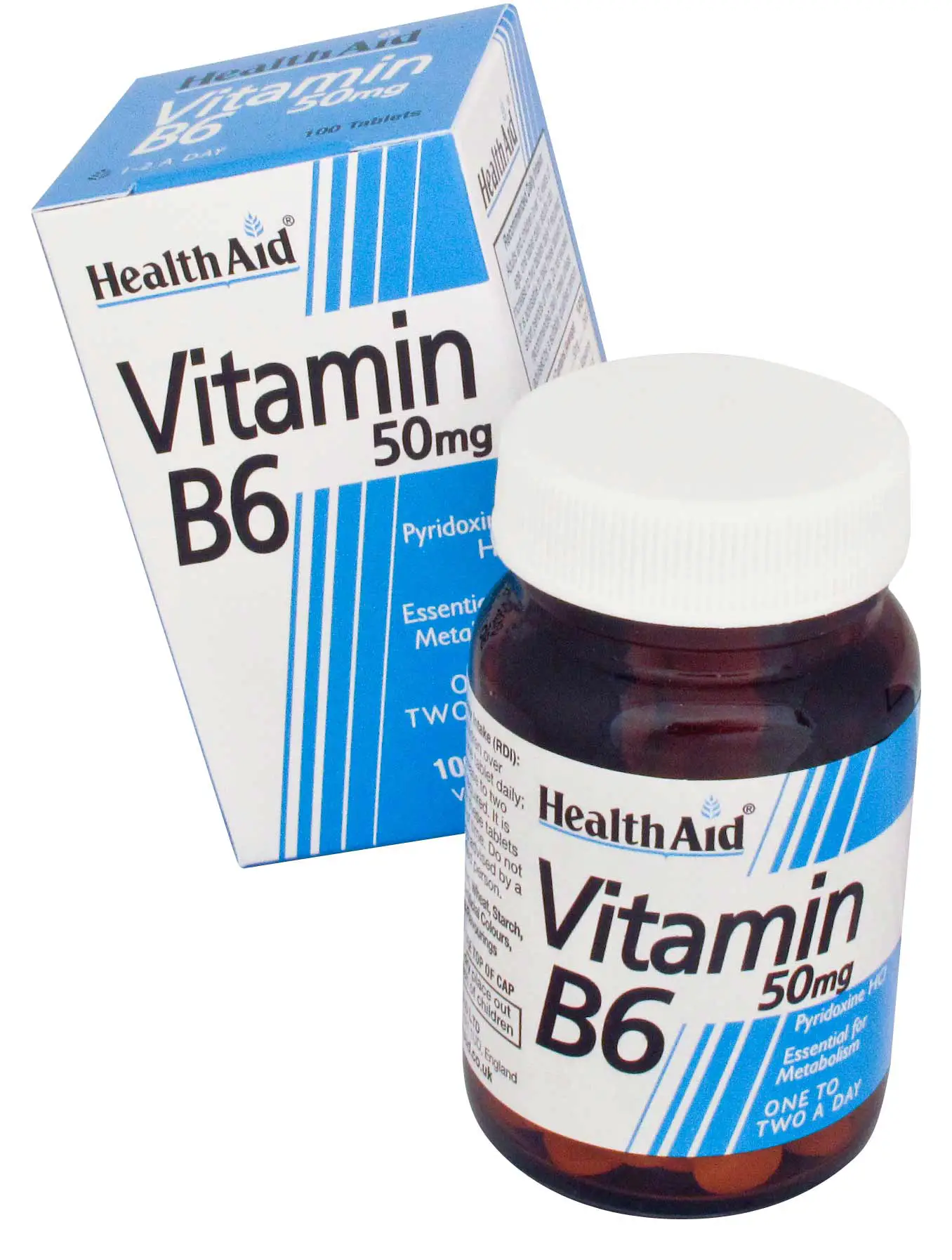 Online HealthAid Vitamin B6 (Pyridoxine HCl) 10mg
