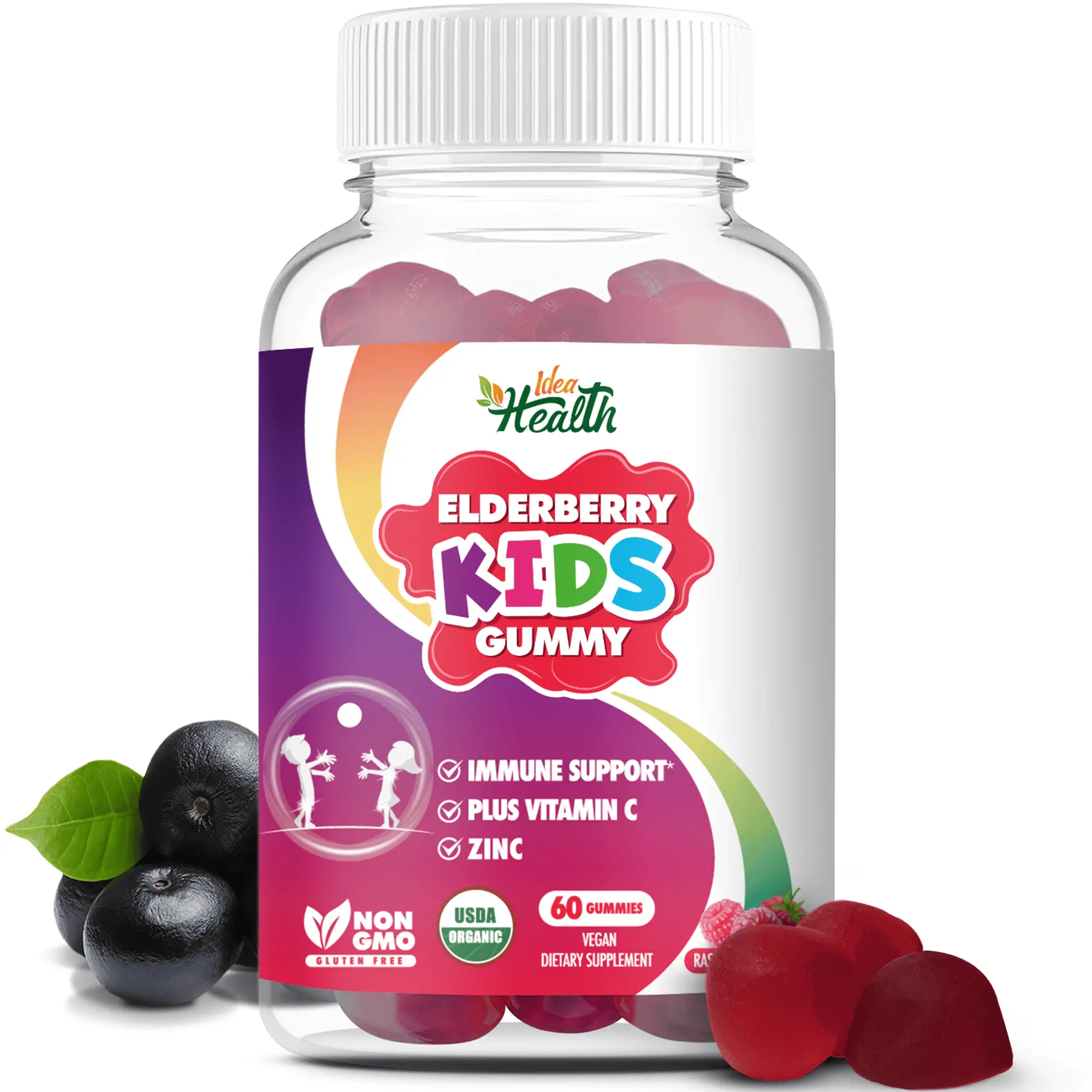 Organic USDA Certified Elderberry Kids Gummy