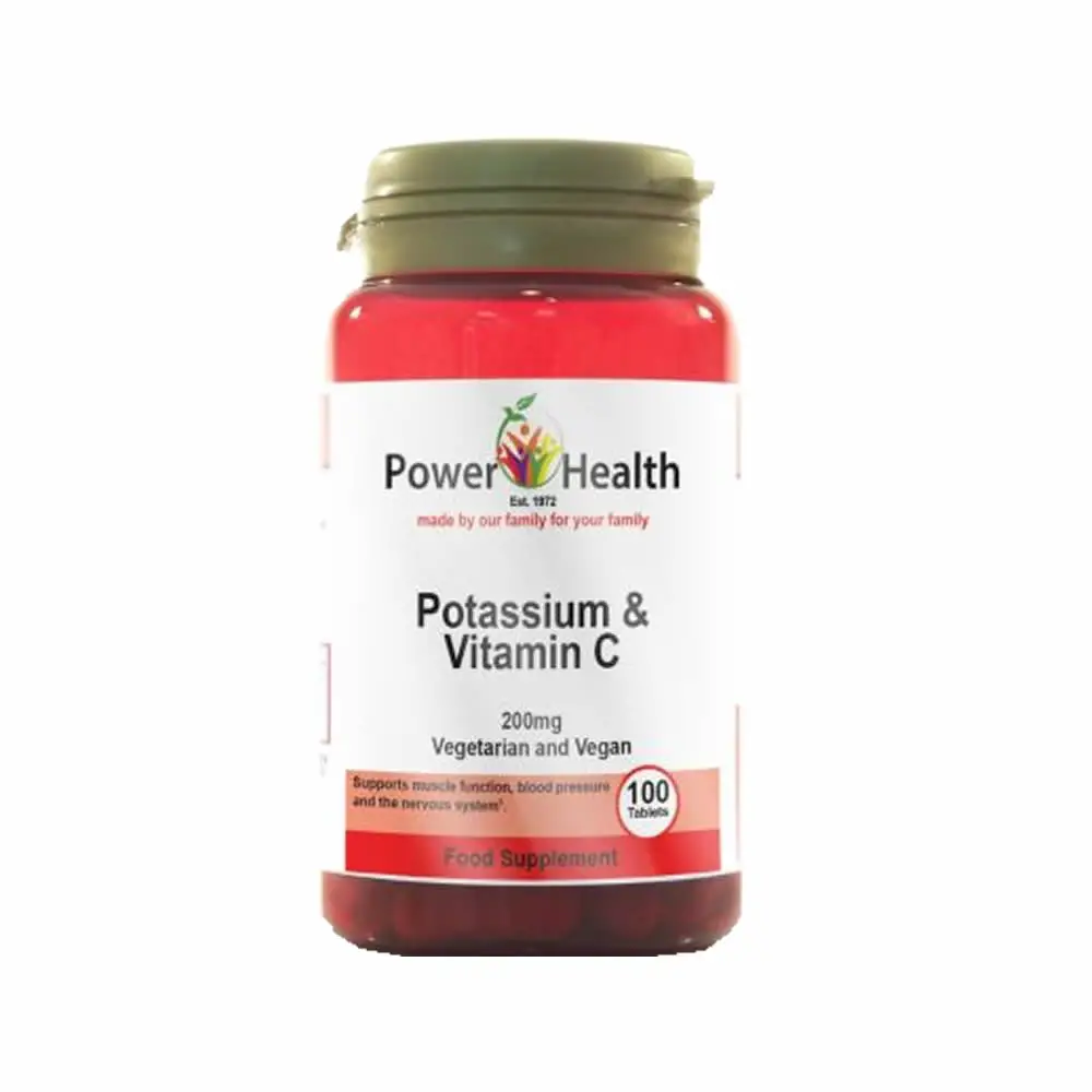 Power Health Potassium 200mg + Vitamin C 50mg