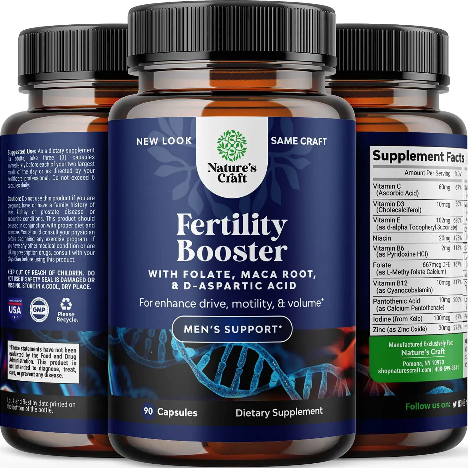 Prenatal Multivitamin Male Fertility Supplement