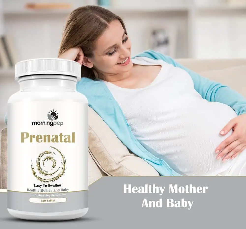 Prenatal Vitamin with Folate Probiotics and Enzymes for Morning ...