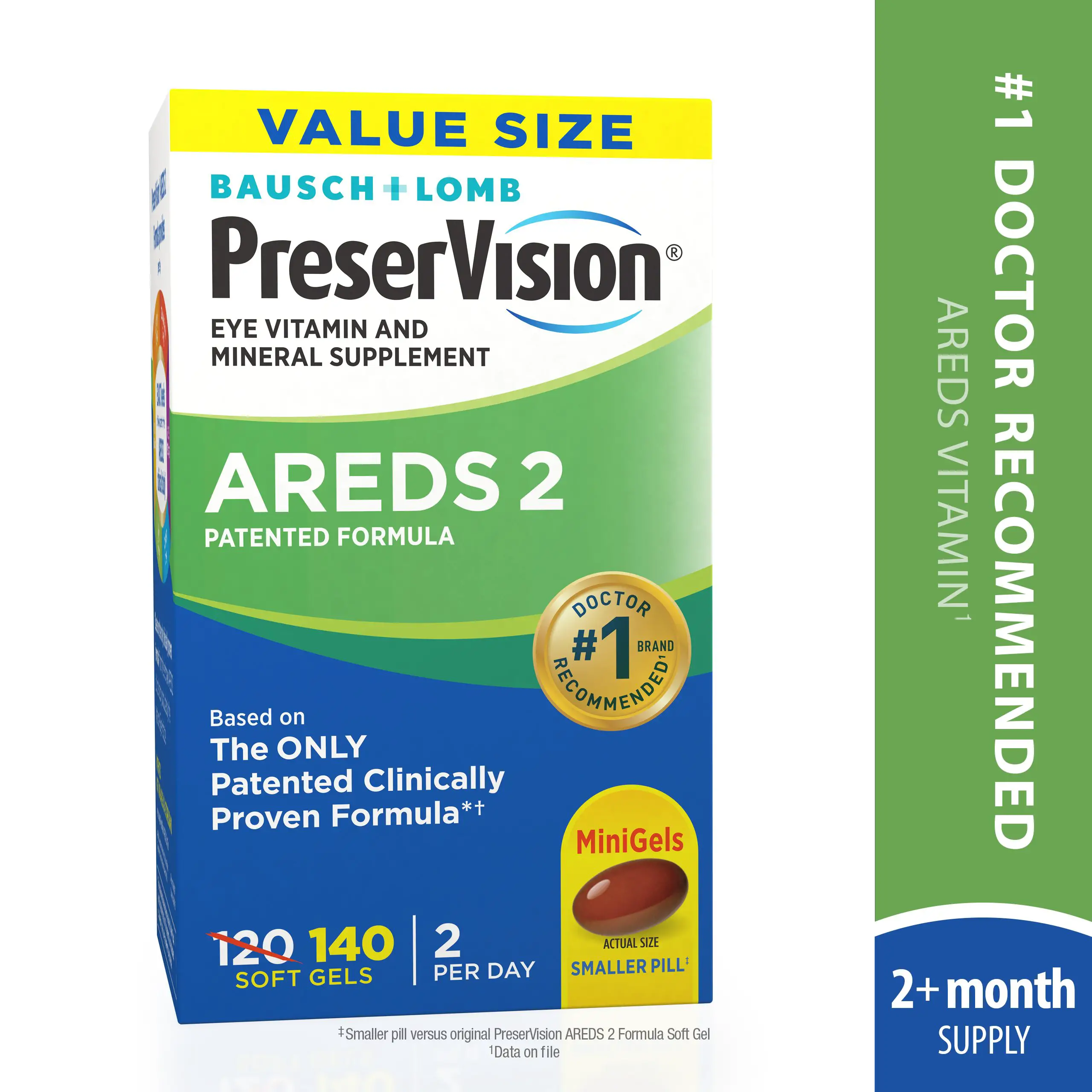 PreserVision® AREDS 2 Formula Vitamin &  Mineral Supplement ...