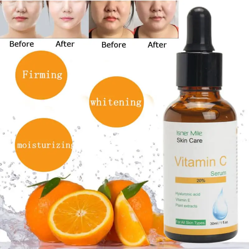 Pure Vitamin C Hyaluronic Acid Serum 20% for Face