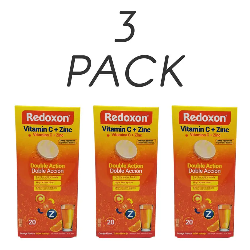 Redoxon Vitamin C with Zinc. Effervescent Dietary Supplement. Helps ...