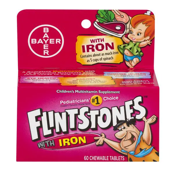 Save on Flintstones Multivitamin Plus Iron Chewable Tablets Order ...