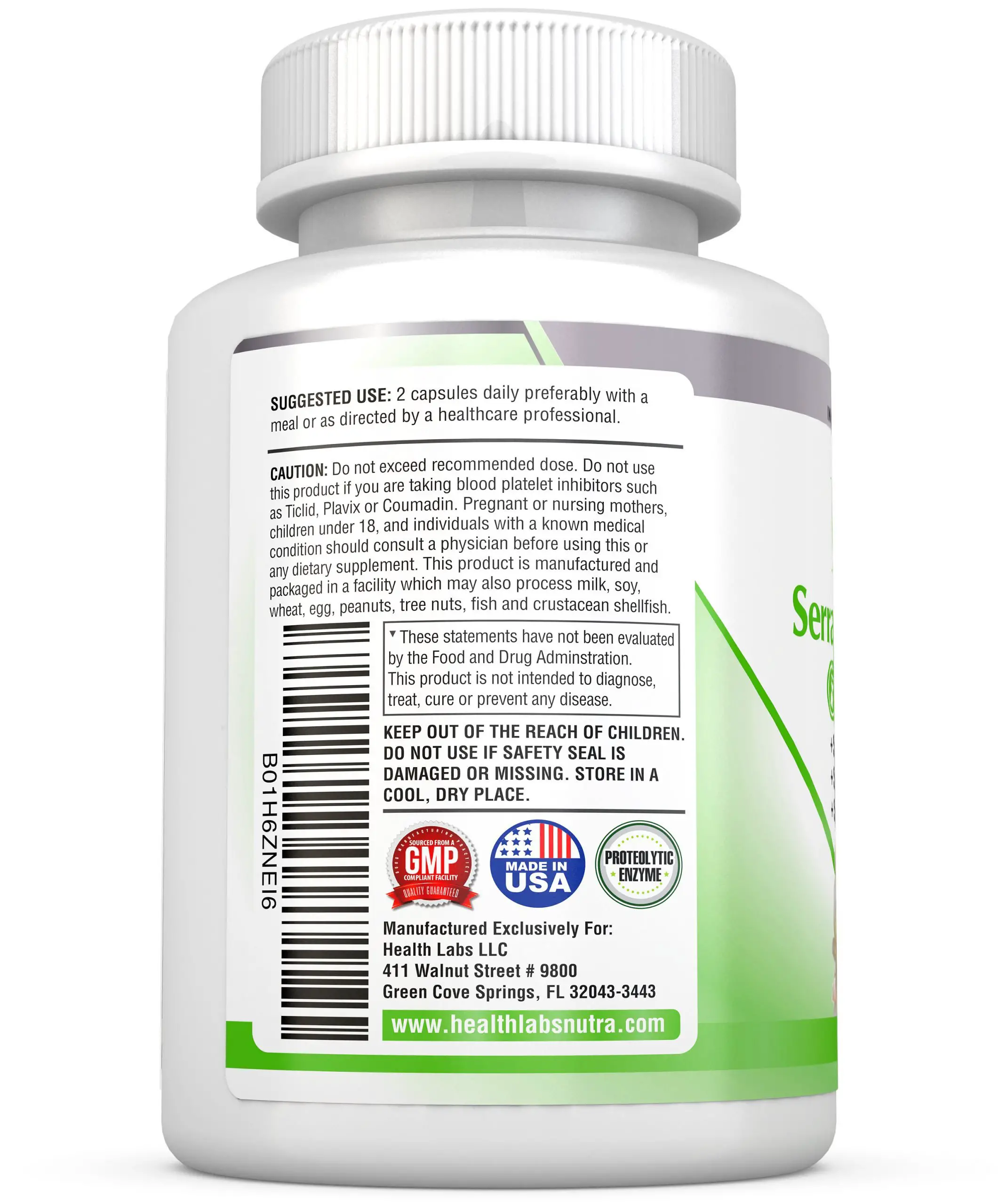 Serrapeptase Supplement 80,000 SU for Inflammation, Sinus ...