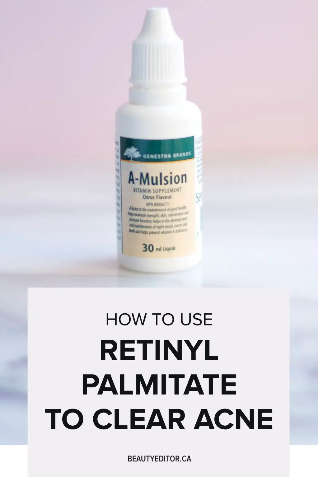 Should I Take Retinyl Palmitate To Clear Up My Acne ...