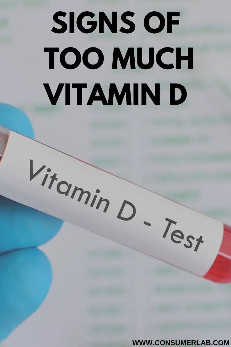 Signs Of Too Much Vitamin D