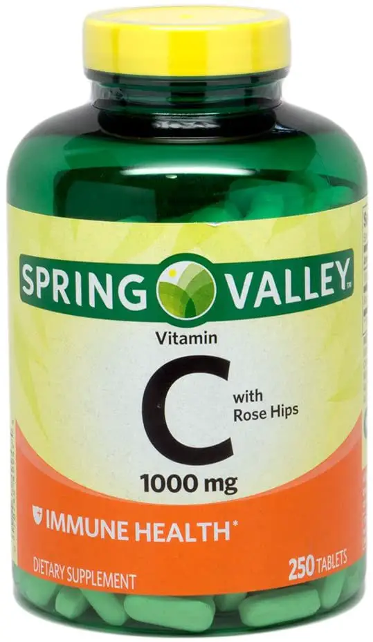 Spring Valley Vitamin C 1000 mg With Rose Hips Tablets ...