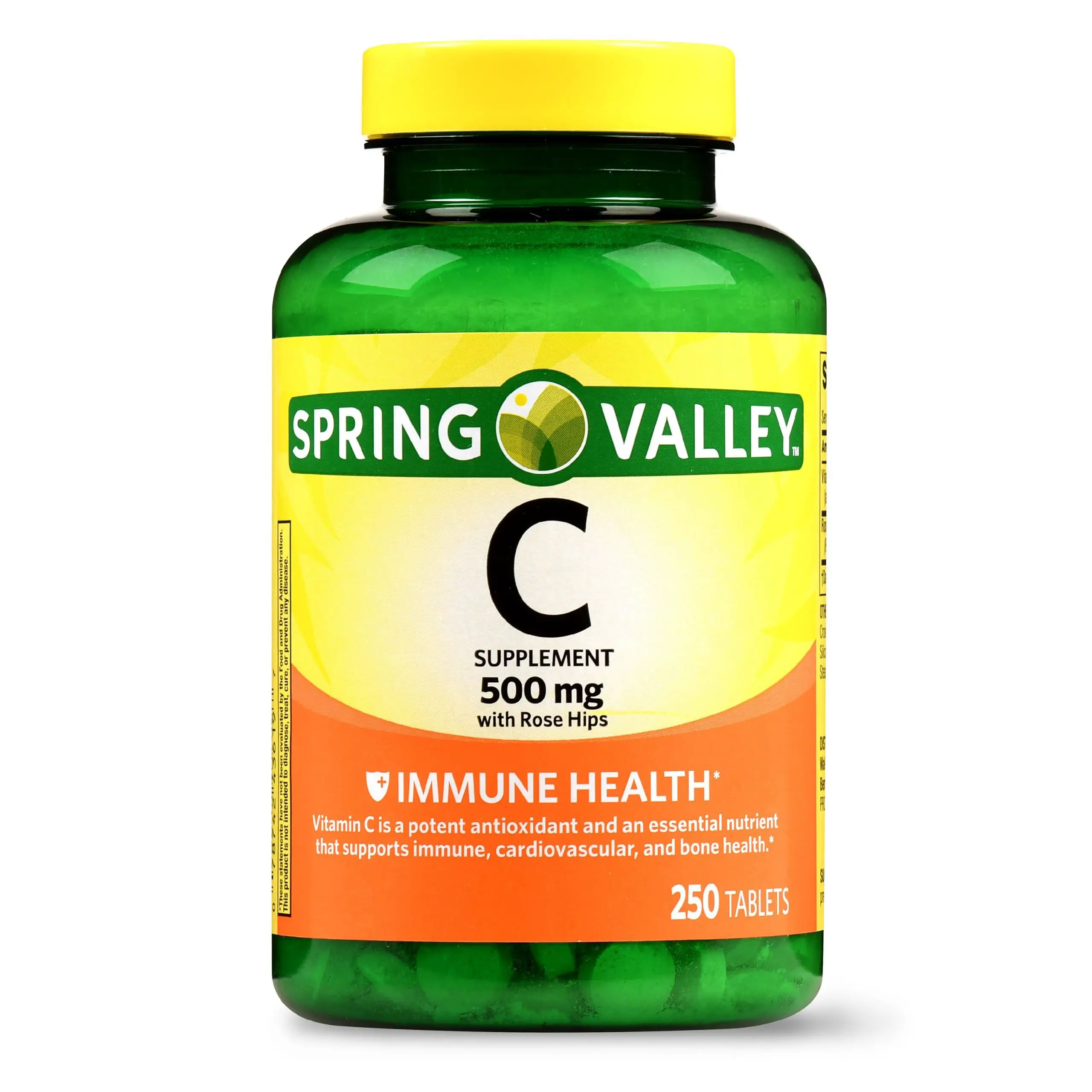 Spring Valley Vitamin C Tablets, 500 mg, 250 Ct