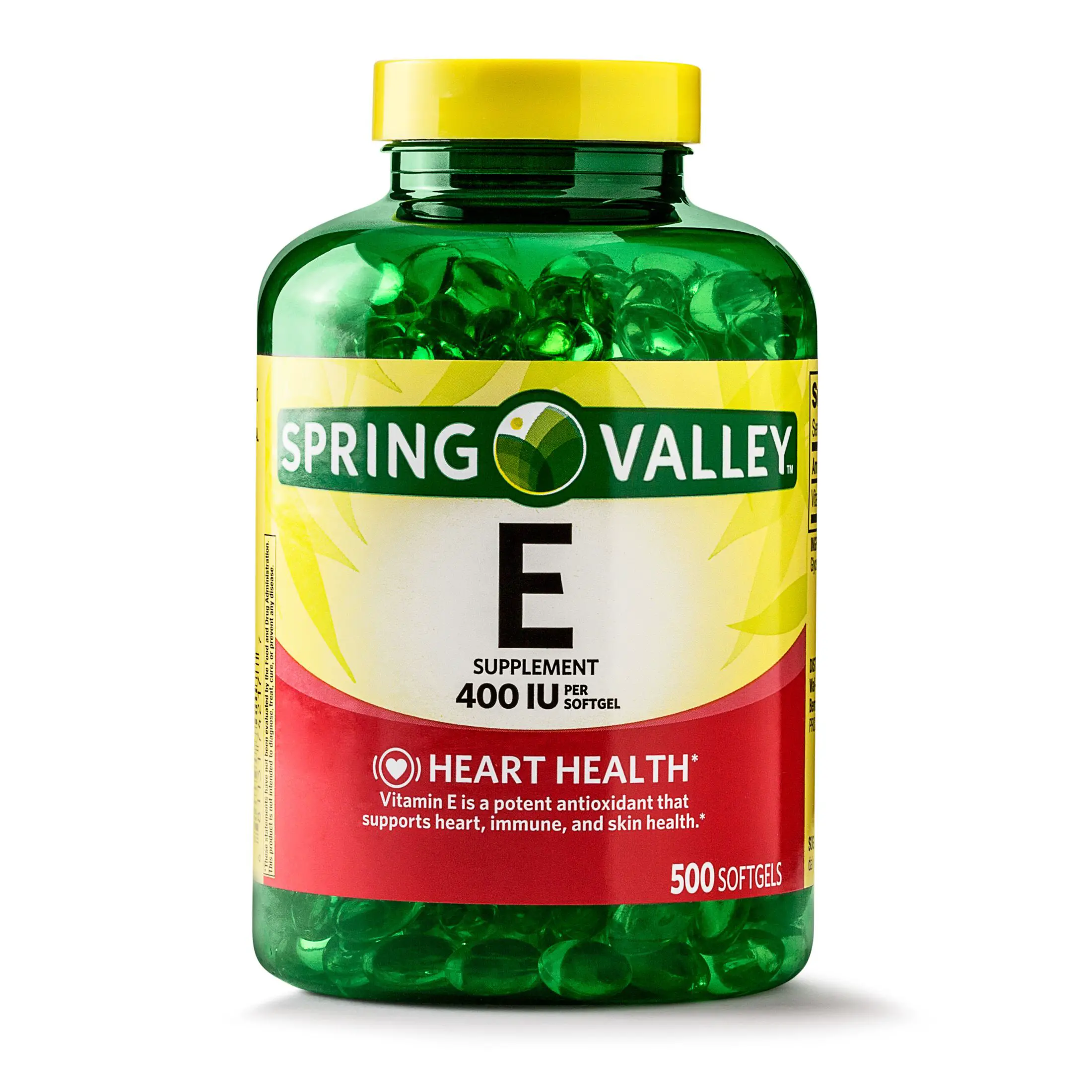 Spring Valley Vitamin E Softgels, 400 IU, 500 Count ...