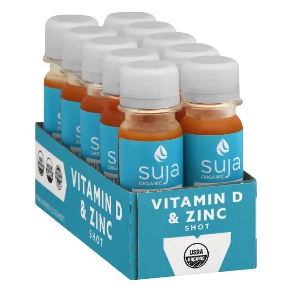 Suja Organic Vitamin D and Zinc Functional Shot, 2 Fluid Ounce