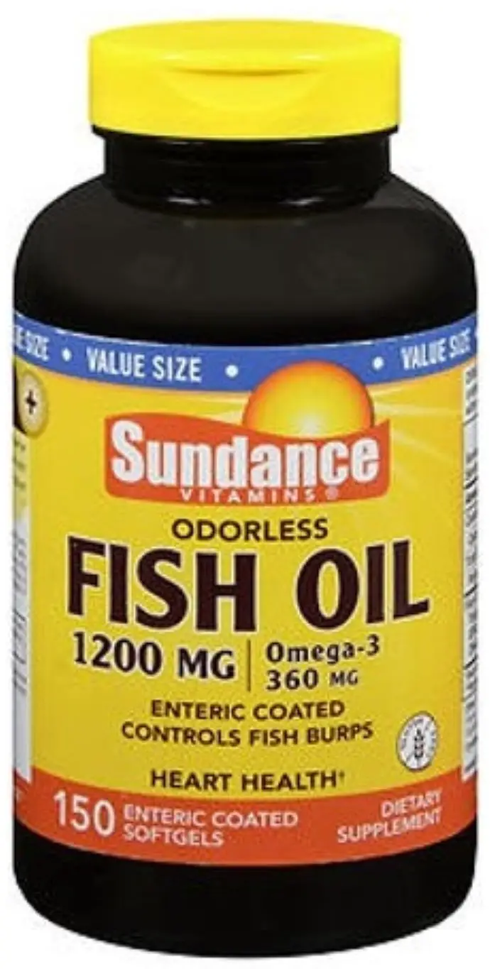 Sundance Vitamins Odorless Fish Oil Omega