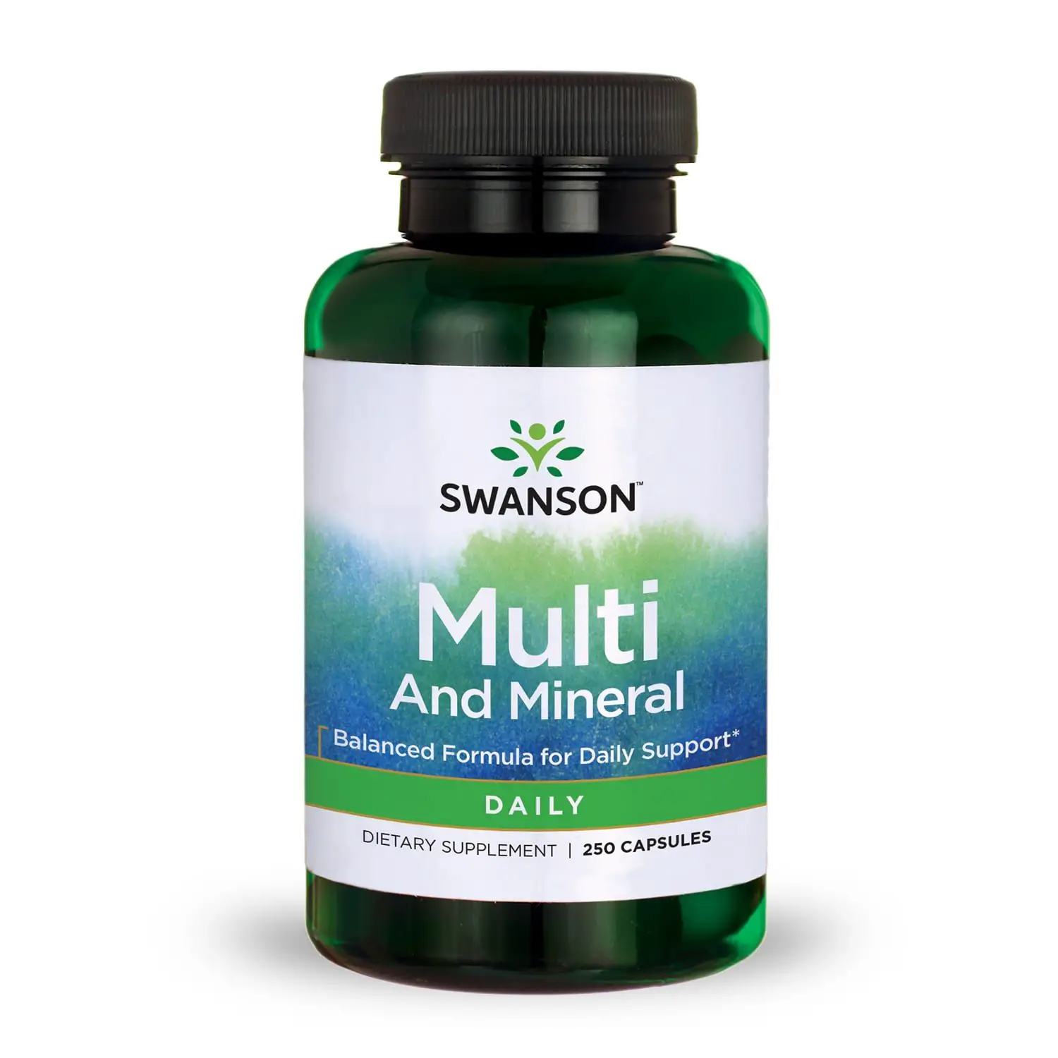 Swanson Daily Multivitamin and Mineral Capsules, 250 Ct ...