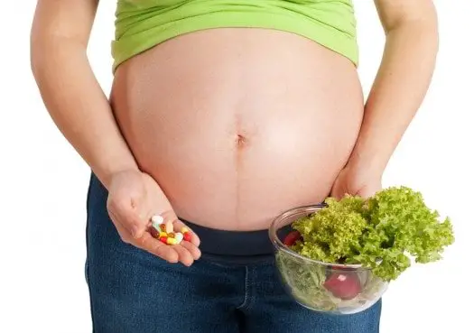 Taking supplements during pregnancy