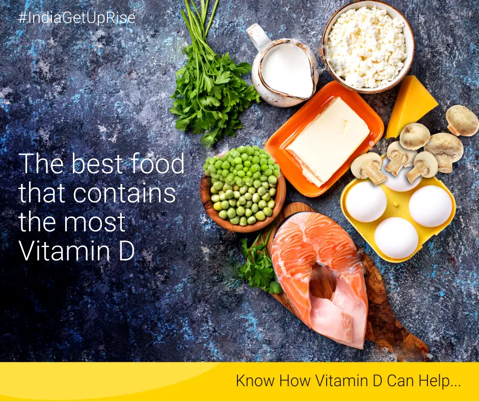 The best food that contains the most vitamin D