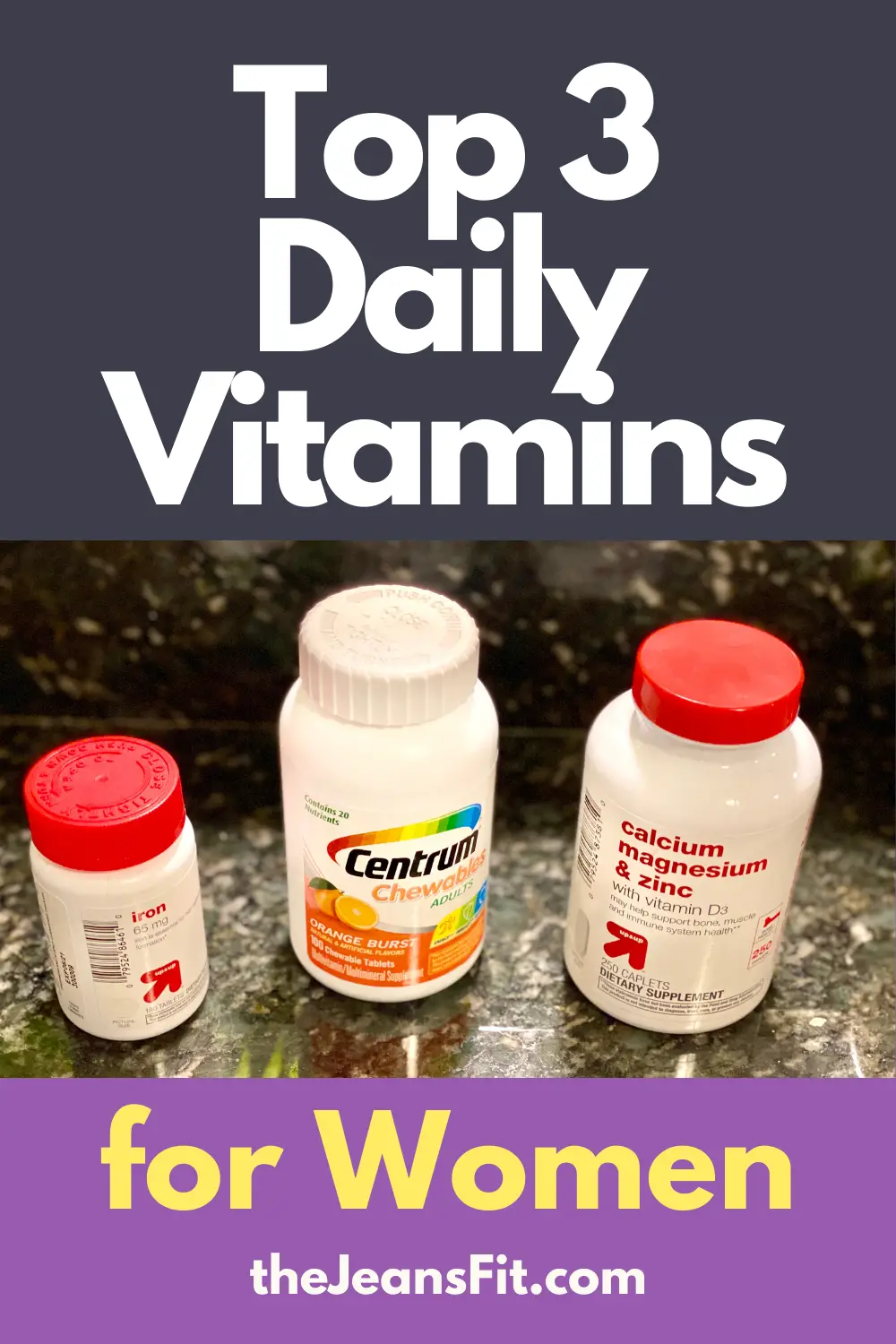 The Top 3 Vitamins for Women to Take Daily in 2020