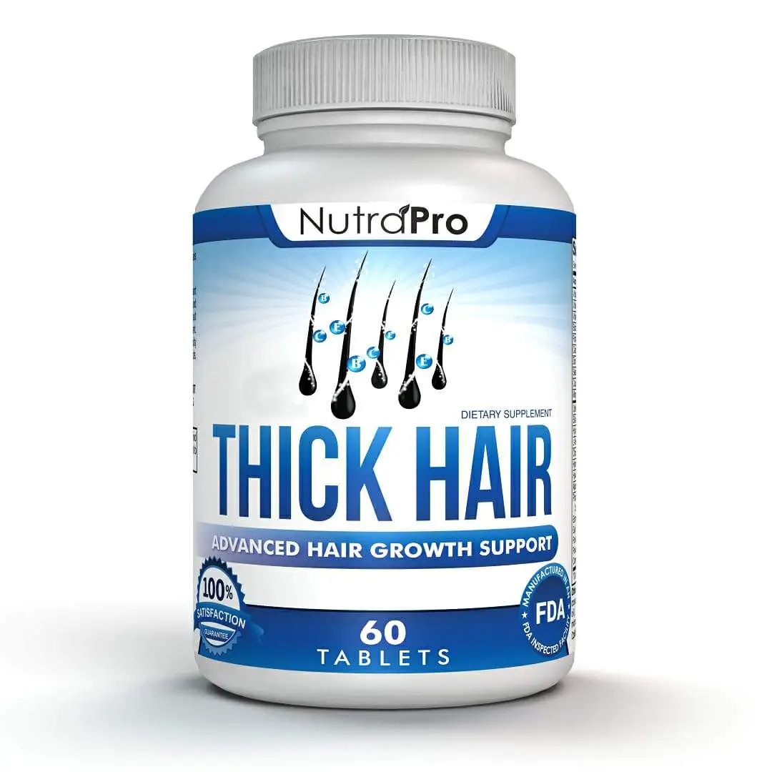 Thick Hair Growth VitaminsAnti Hair Loss Pills with DHT Blocker ...