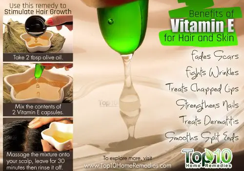 Top 10 Benefits of Vitamin E for Hair and Skin