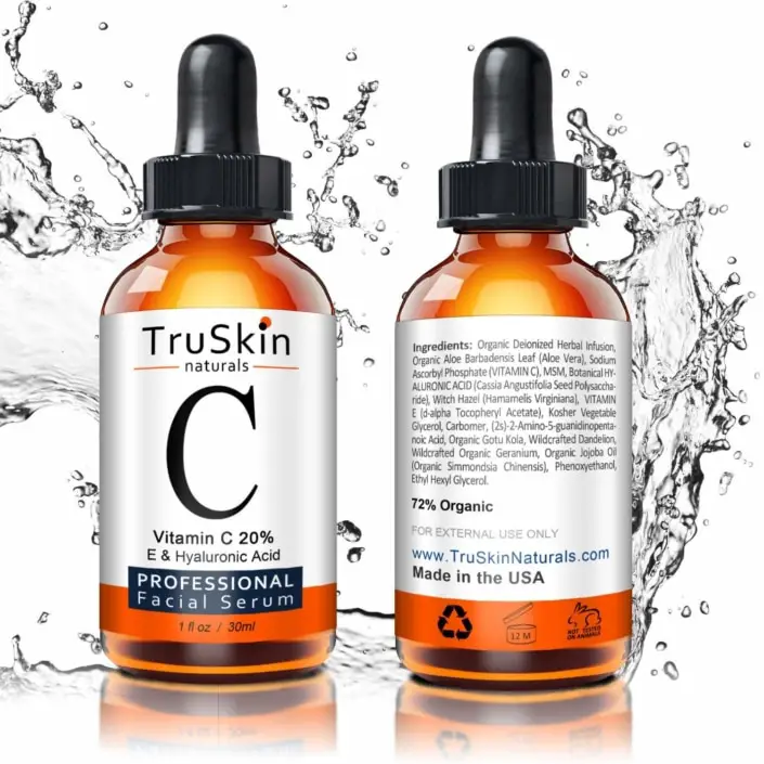 TruSkin Naturals Vitamin C Serum for Face  Atos Wellness