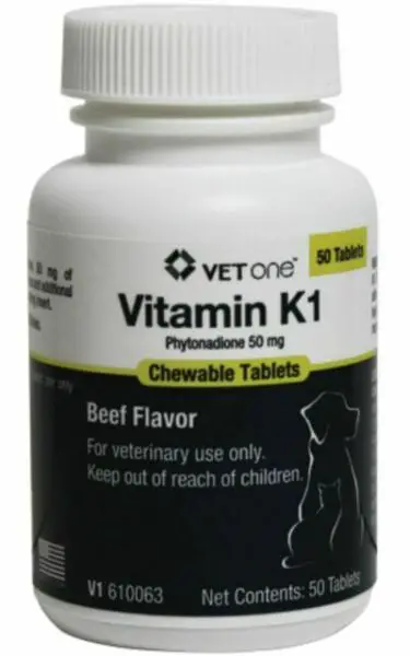 Vet One Multivitamins Vitamin K1 Chewable Tablets ...