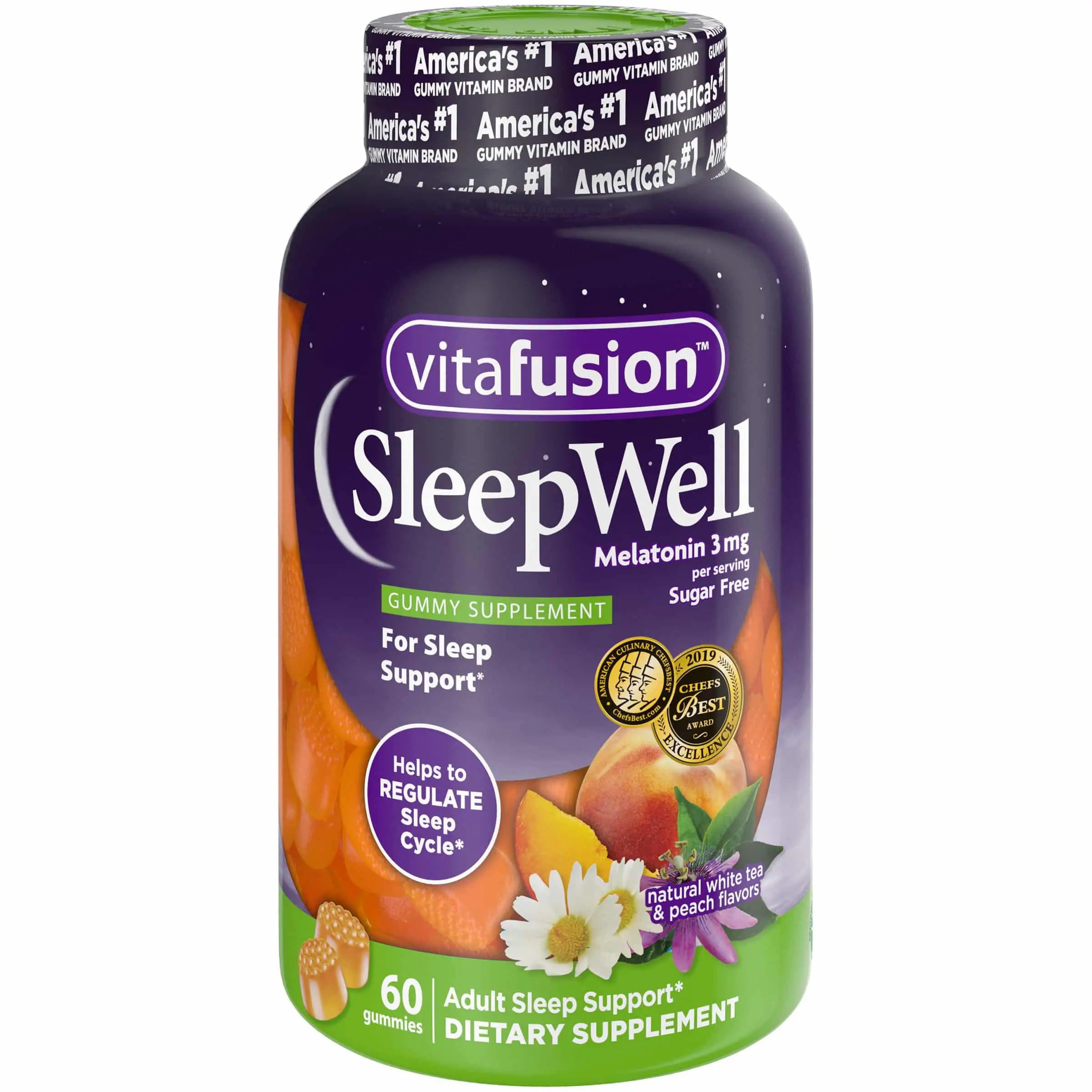 Vitafusion Sleep Well Gummy Vitamins, 60ct