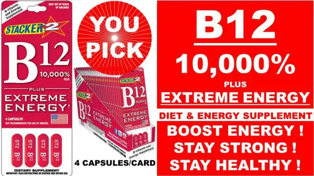 VITAMIN B12 EXTREME BOOST ENERGY BUILD A STRONG IMMUNE ...