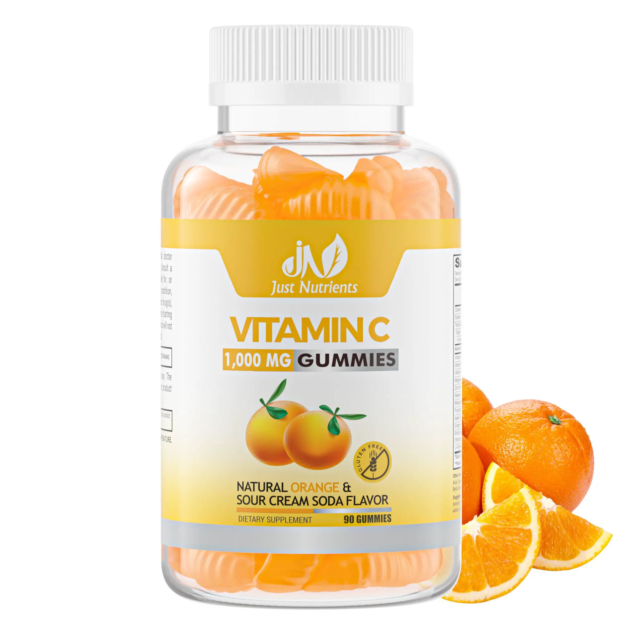 Vitamin C 1000mg Gummies with Zinc &  Herbal Extracts â Immune Support ...