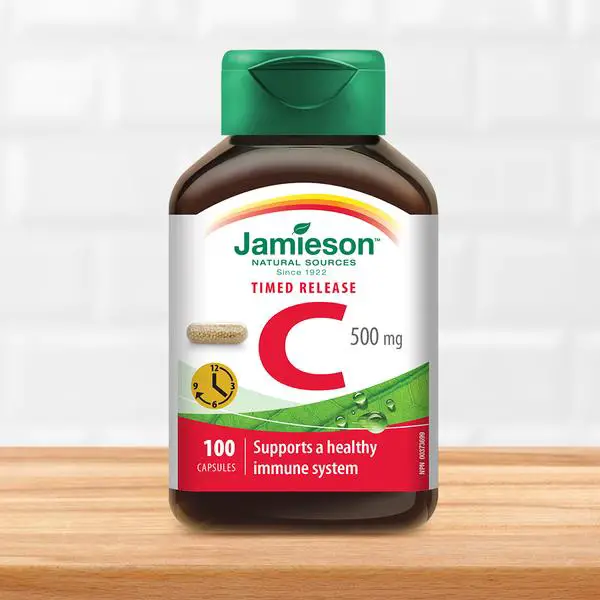 Vitamin C 500 mg Timed Release Capsule  Jamieson Vitamins