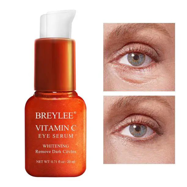 Vitamin C Eye Serum, BREYLEE Eye Treatment for Dark Circles and ...