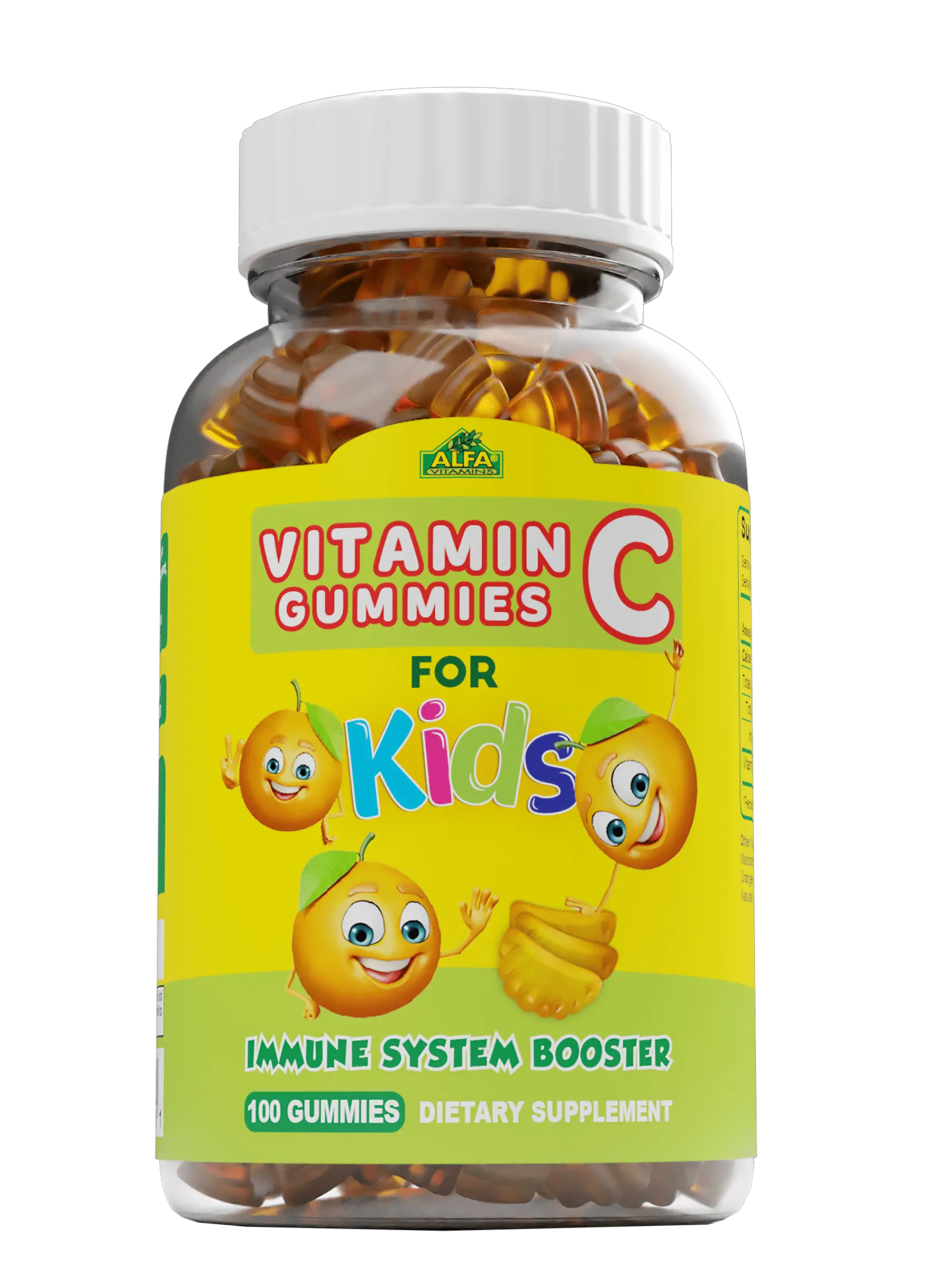Vitamin C Gummies for Kids with 250mg, Immune System Support, Daily ...