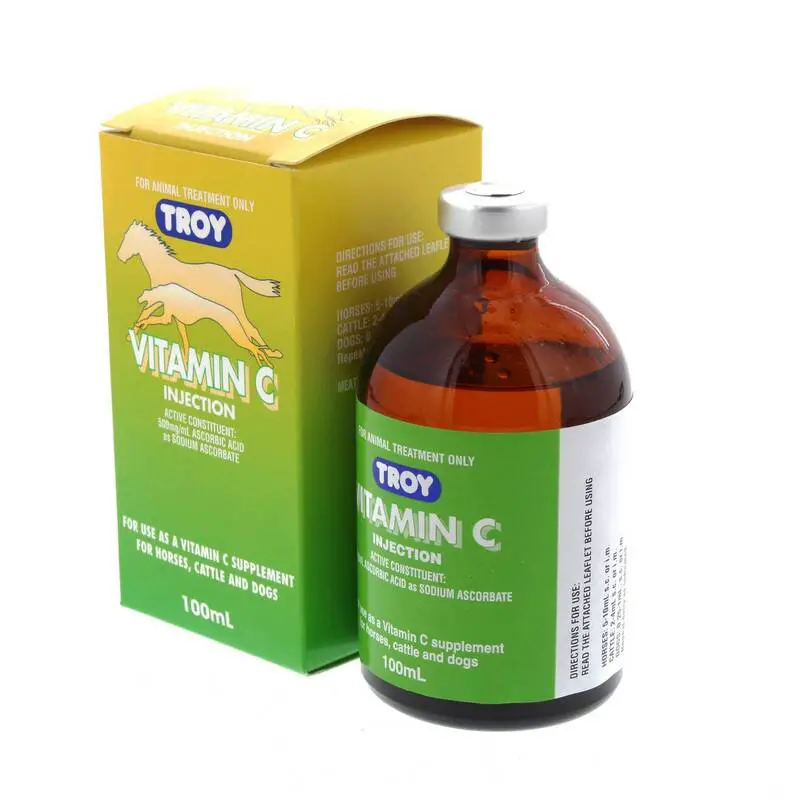 Vitamin C Injection 100ml Troy Horse Equine Health Supplement