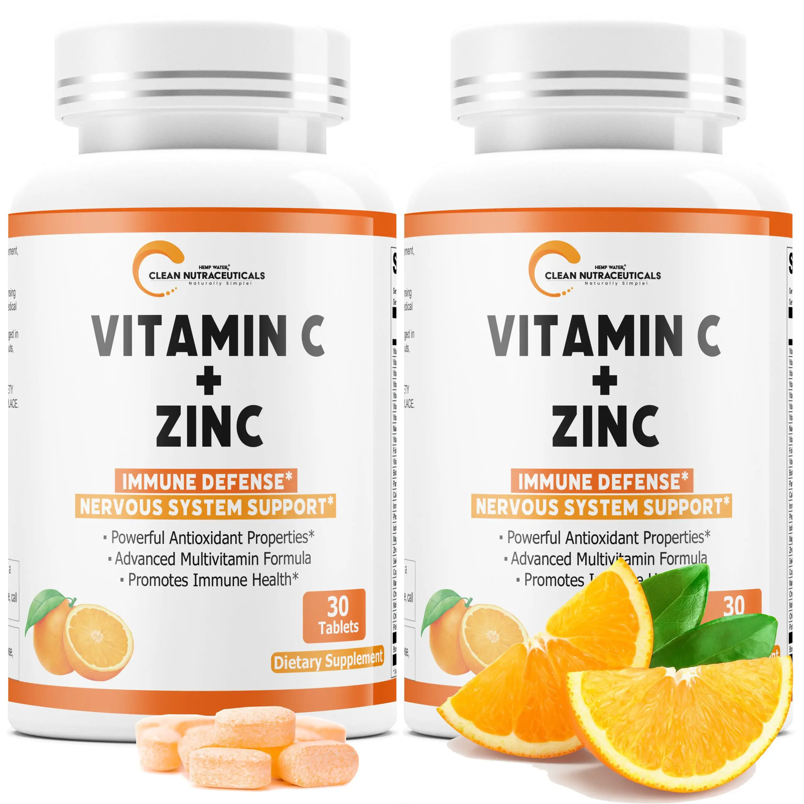 Vitamin C with Zinc (Infused w/ 25 Healthy Vitamins) Immune Support for ...
