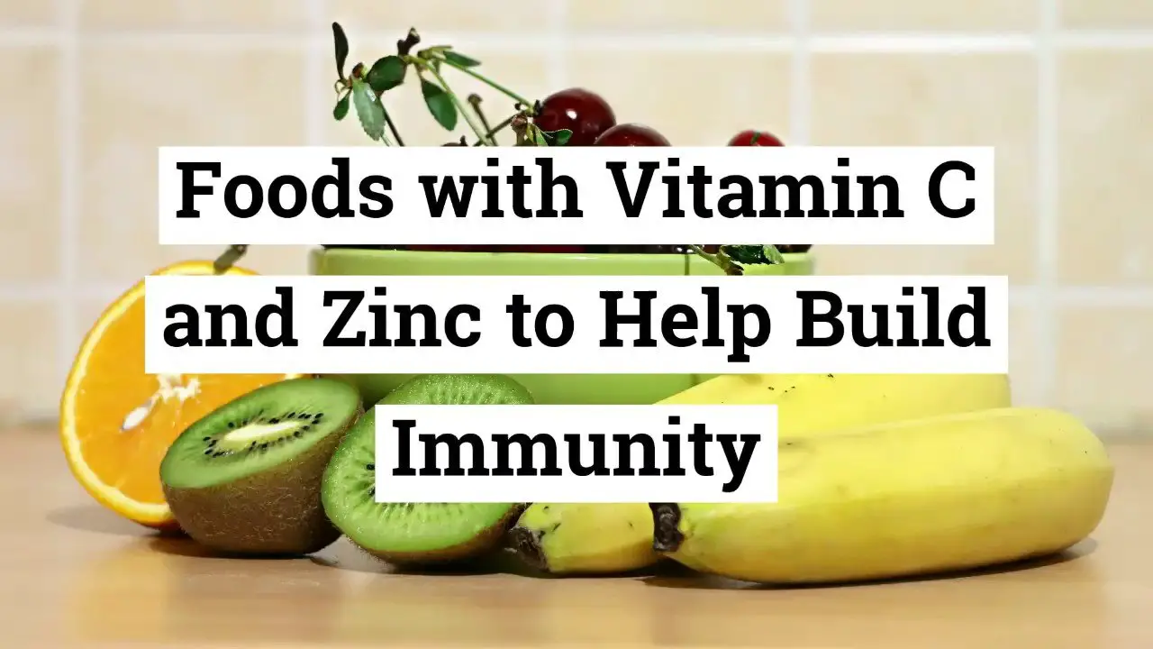 VITAMIN C &  ZINC sources for immune support