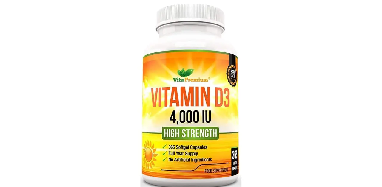 Vitamin D 4,000 IU, Maximum Strength Vitamin D3 Supplement