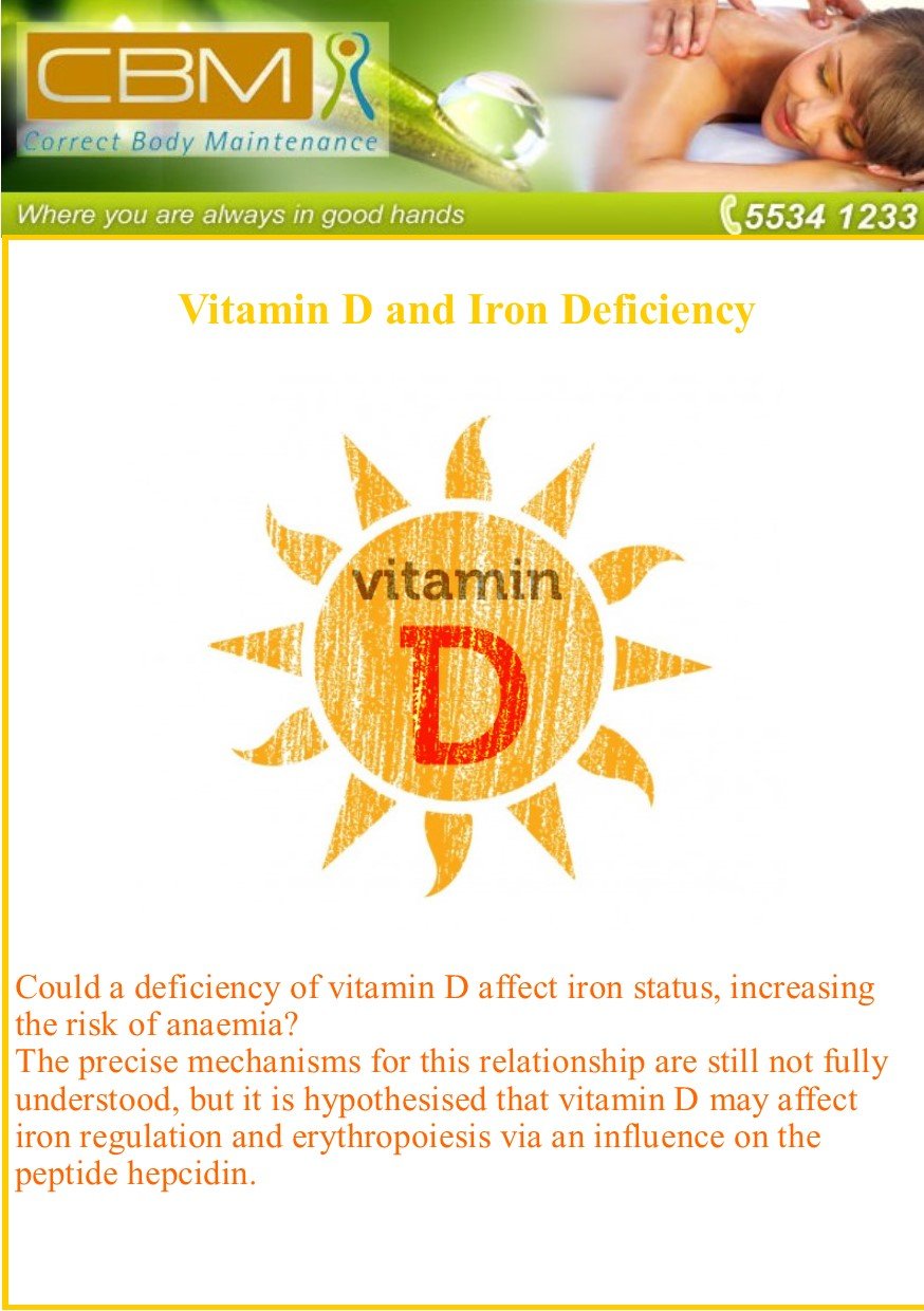 Vitamin D and Iron Deficiency