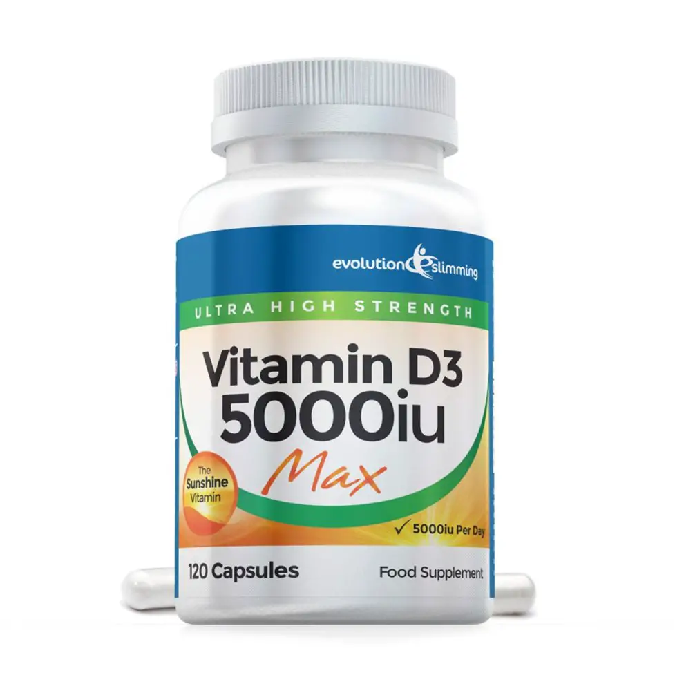 Vitamin D D3 5000 IU Capsules Maximum Strength