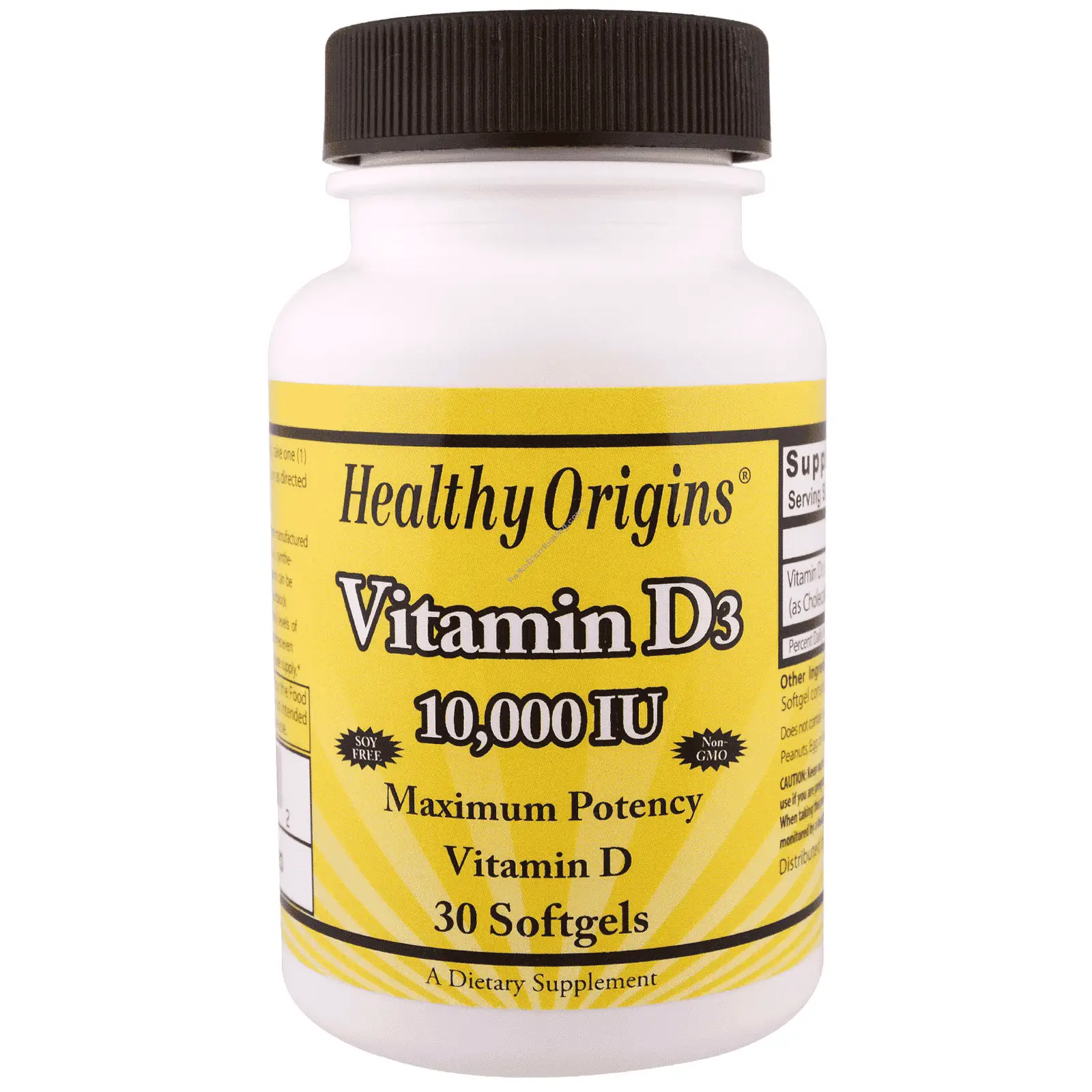 Vitamin D3 10,000 IU by Healthy Origins 481350 : Items