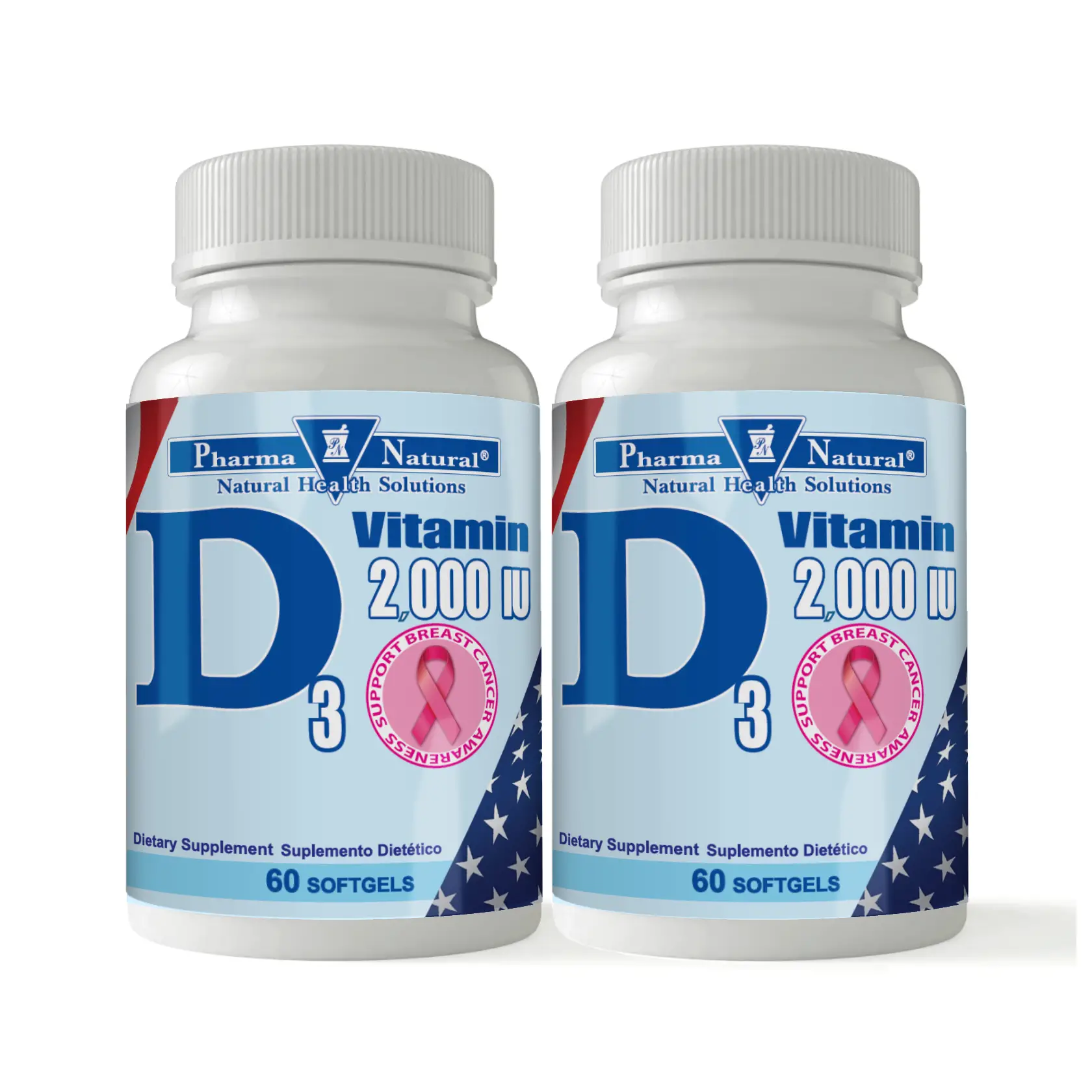 Vitamin D3 2000iu by PN  2 (60 softgels), Promotes strong ...