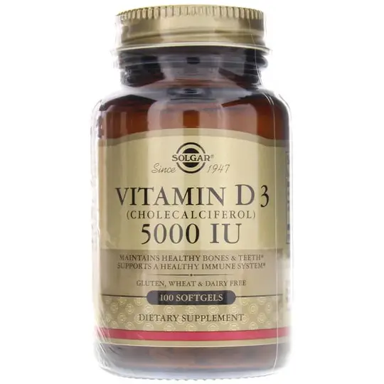 Vitamin D3 5000 IU, Solgar