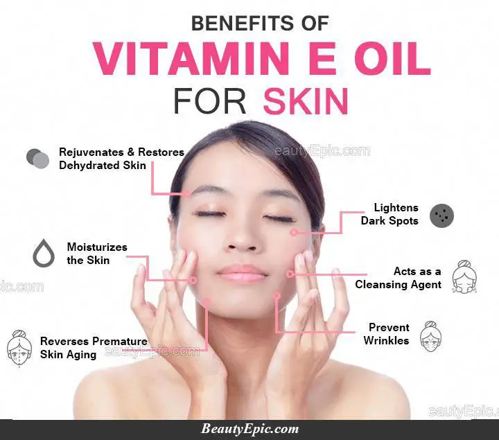 Vitamin E oil for Skin :It acts as a cleansing agent because it cleans ...